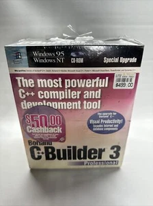 NEW SEALED Borland C++ Builder 3 Special Upgrade Enterprise Disks Books - Picture 1 of 5