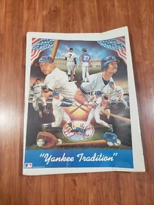 New York Yankees 1987 Vintage Poster von Joseph Catalano Yankees Tradition MLB - Bild 1 von 12