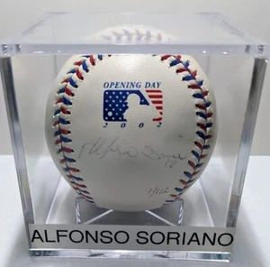 Alfonso Soriano L.E. Opening Day Signed Baseball - Picture 1 of 4