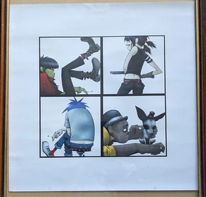 Gorillaz 2006 rare print 40cm x 40cm - Picture 1 of 4