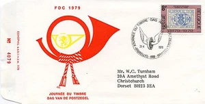 ROWLAND HILL'S DEATH 100th ANNIVERSARY BELGIUM FDC 1979 - Picture 1 of 1