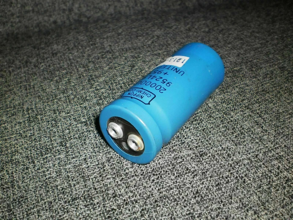 Lot 2pcs. Nippon Chemi-Con 36DE 20000UF Electrolytic Capacitors 25VDC - Image 1 of 1