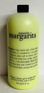 NEW Philosophy Senorita Margarita Shampoo Shower Gel Bubble Bath 32 fl oz - Picture 1 of 2