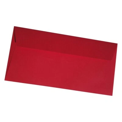 POLLEN BY CLAIREFONTAINE 10 Briefumschläge Kirschrot DL Pollen Clairefontaine DIN Lang Rot Einladungen