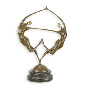 Escultura de bronce escultura de mujer dos bailarines mujer desnudo figura moderna desnudo EJA0241 - Imagen 1 de 1