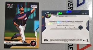 2020 Topps Now #OD-462 Rich Hill Summer Camp Edition Road to Opening Day