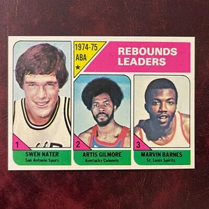 1975-76 Topps ABA Set NATER GILMORE BARNES #225 *GEM MINT* VENDING PRISTINE - Picture 1 of 2