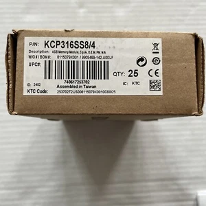 NEW 4GB DDR3 1600MT/s Non-ECC Unbuffered SODIMM KCP316SS8/4 - Picture 1 of 2