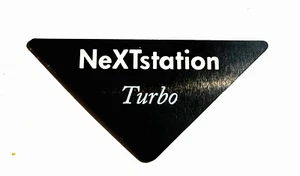 NeXTstation Turbo LOGO Corner Badge for NeXTStation Turbo Mono Case Cover New - Picture 1 of 5