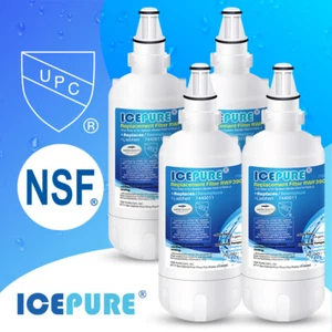 4 Pack Fit For Liebherr 7440000 7440002 7731240 7731240-00 Water Filter Icepure - Picture 1 of 12