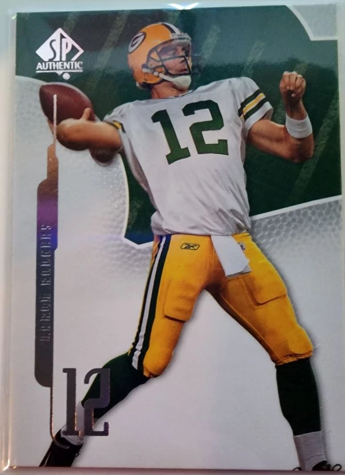 2008 SP Authentic Aaron Rodgers Green Bay Packers #70 - Image 1 of 2