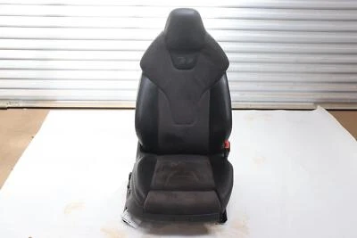 2008-2013 AUDI S5 COUPE FRONT RIGHT PASSENGER SPORT SEAT CLOTH/LEATHER BLACK OEM - Image 1 of 4