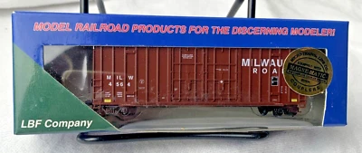 N Scale LBF 50 Foot Hi-Cube Milwaukee Road MILW Box Car Multiple Numbers NIB - Image 1 of 4