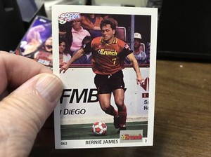 1991 Soccer Shots MSL #62 Bernie James
