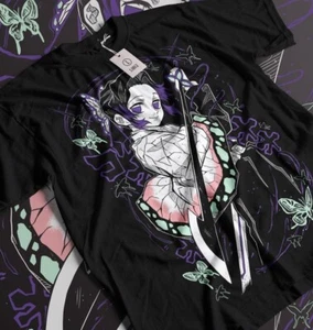Camiseta Shinobu Kocho Demon Slayer Kimetsu No Yaiba Design Anime Camiseta Todas las Tallas - Imagen 1 de 8