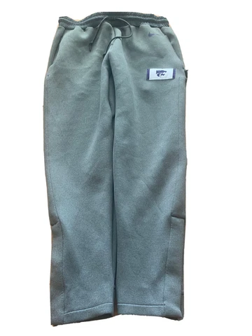 Nike On Field Kansas State Wildcats Sweat Pants Men’s XL Gray Cover