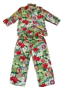 NATORI PRIVATE LUXURIES Pajama Set Womens S/M Multicolor Floral Lounge Sleepwear - Picture 1 of 7