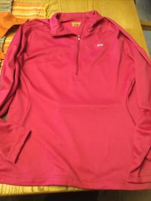 Pullover Koppen manga larga 1/2 cremallera rosa ropa deportiva para mujer XL Foto 1 de 4