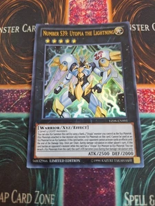 Yu-Gi-Oh! Number S39: Utopia the Lightning YZ08-EN001 Ultra Rare 1st Edition NM - Picture 1 of 4