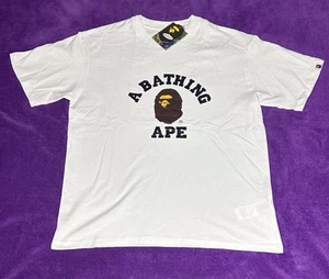 A Bathing Ape T-Shirt Size Medium White NWT - Picture 1 of 4