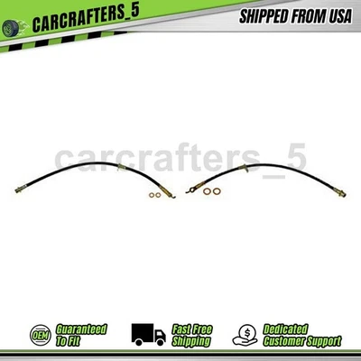 2 mangueras hidráulicas de freno trasero para Toyota Highlander 2008 2009 3,3 L Foto 1 de 4