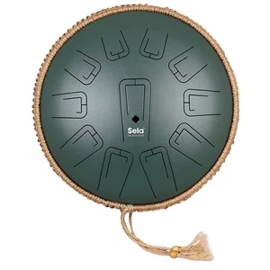 Schlitztrommel Sela Unity TD13U2 Tongue Drum 13" C Major Green 432 Hz Schlitz Tr - Bild 1 von 5