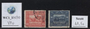WC1_10030. IT. COL.: ERITREA. Valuable 1910-29 AFRICAN THEMES. Scott 48,50. Used - Picture 1 of 1