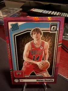 2024-25 Donruss Optic Pink Hyper Prizm Matas Buzelis #271 Chicago Bulls - Foto 1 di 2