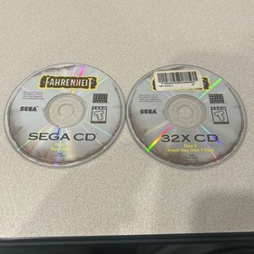 Fahrenheit Sega CD Both Disks Tested And Working