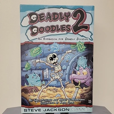Deadly Doodles 2 Expansion for Deadly Doodles Steve Jackson Games New SEALED - Image 1 of 4
