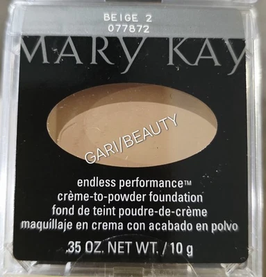 Mary Kay Endless Performance Creme to Powder Foundation Beige 2 ✨Discontinued ✨️ - Image 1 of 3