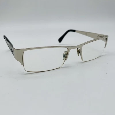FCUK eyeglasses SILVER SQUARE glasses frame MOD: RUBBED AWAY - Image 1 of 4