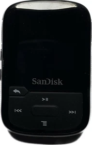 SanDisk Clip Sport Plus Wearable MP3 Player SDMX28016GG46K Black (16GB) - Foto 1 di 2