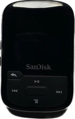 SanDisk Clip Sport Plus Wearable MP3 Player SDMX28016GG46K Black (16GB) - Immagine 1 di 2