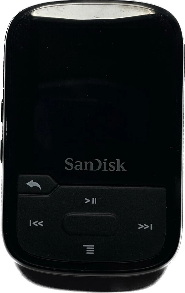 SanDisk Clip Sport Plus Wearable MP3 Player SDMX28016GG46K Black (16GB) - Imagen 1 de 2
