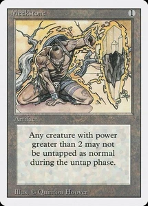 Meekstone x1 3rd Edition Revised MTG Magic the Gathering Artifact Card - Picture 1 of 1
