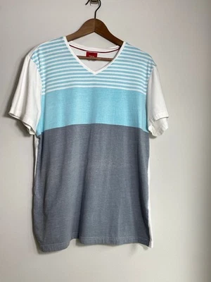 Camiseta para hombre Alfani ajustada elástica bloque de color cuello en V talla XL Foto 1 de 4