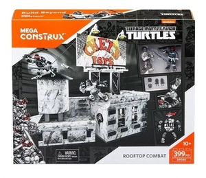 Mega Construx TMNT Rooftop Combat Building Set 399 pezzi - DPD80 set da collezione nuovo con scatola - Foto 1 di 6