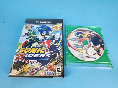 Sonic Riders Nintendo Gamecube - Variante DVD de bonificación RARA Vendedor de EE. UU. Foto 1 de 4