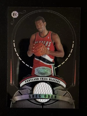 Camiseta Bowman Sterling Greg Oden 2007-08 refractor negro serie RC #/99 🔥🔥🔥 Foto 1 de 3