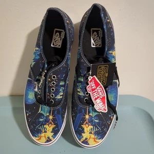 VANS Authentic Star Wars A New Hope Movie Poster Mens Size 13 NEW Without Box - Photo 1/10
