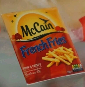 Miniature Dollshouse Accessories McCains Frozen French Fries Packet 1:12 Scale - Picture 1 of 1