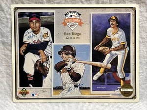 1992 UPPER DECK ALL STAR FANFEST SIGNED S.D. PADRES COA DOBY, GARVEY, FINGERS - Picture 1 of 8