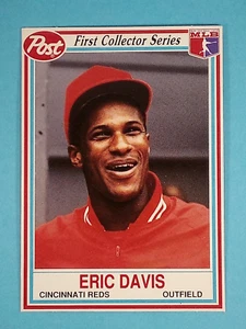 1990 Post Eric Davis Cincinnati Reds #24 ⚾ - Picture 1 of 2