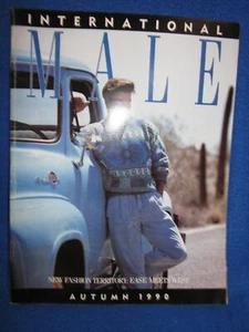 INTERNATIONAL MALE MENS VINTAGE CATALOG GAY INTEREST AUTUMN 1990 RARE - Picture 1 of 10