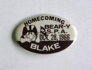 Pin de botón Blake Football Club Homecoming 1966 Beary S.P.A. - Imagen 1 de 2