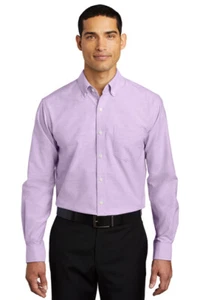 Port Authority S658 Men's Cotton/Poly Professional SuperPro Oxford Shirt - Picture 1 of 51