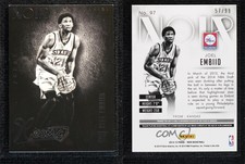2014-15 Panini Noir Black and White Rookies /99 Joel Embiid #97 Rookie RC