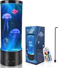 Jellyfish Lava Lamp 12 Color LED Jellyfish Lamp with Remote Aquarium Mood Light