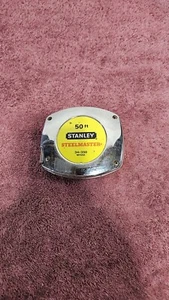 OE Stanley Steelmaster 50' Retractable Tape,#34-350, Very Good Cond. FREE SHIP - Picture 1 of 7